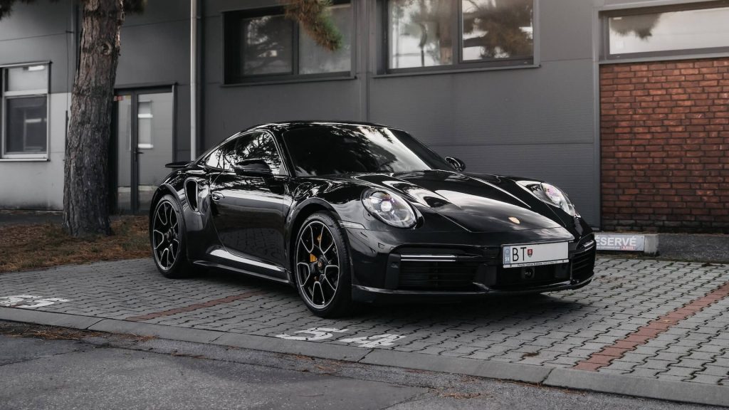 A stylish Porsche 911, renowned for its sports car heritage and distinctive design.