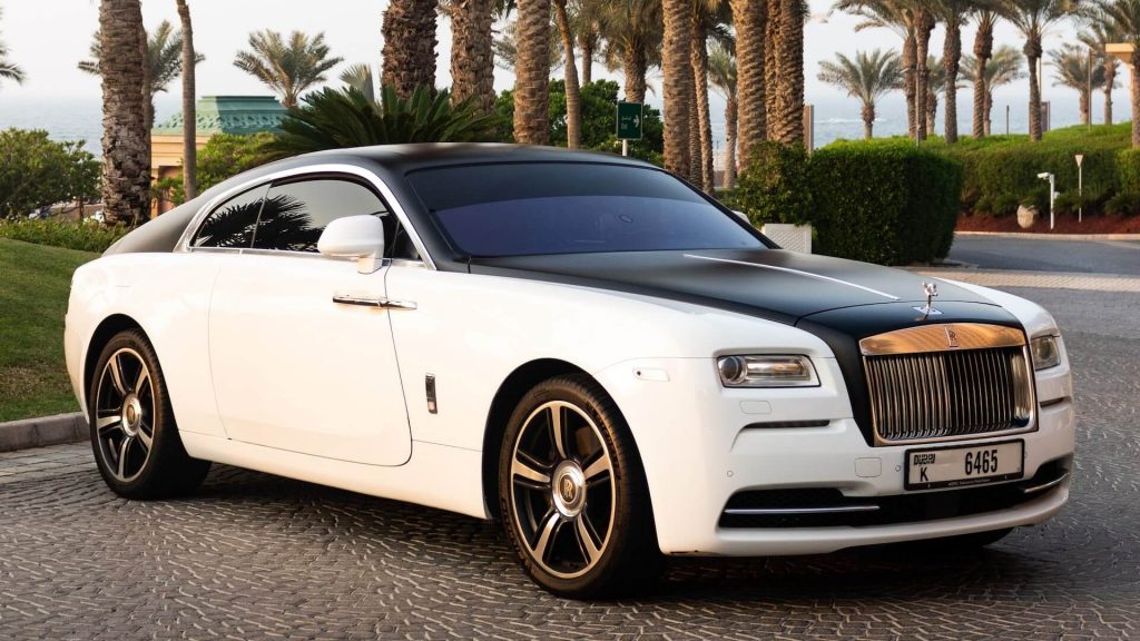 An opulent Rolls-Royce, exemplifying the pinnacle of luxury and craftsmanship in the automotive world.